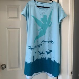 Disney Tinkerbell blue nightshirt NWT